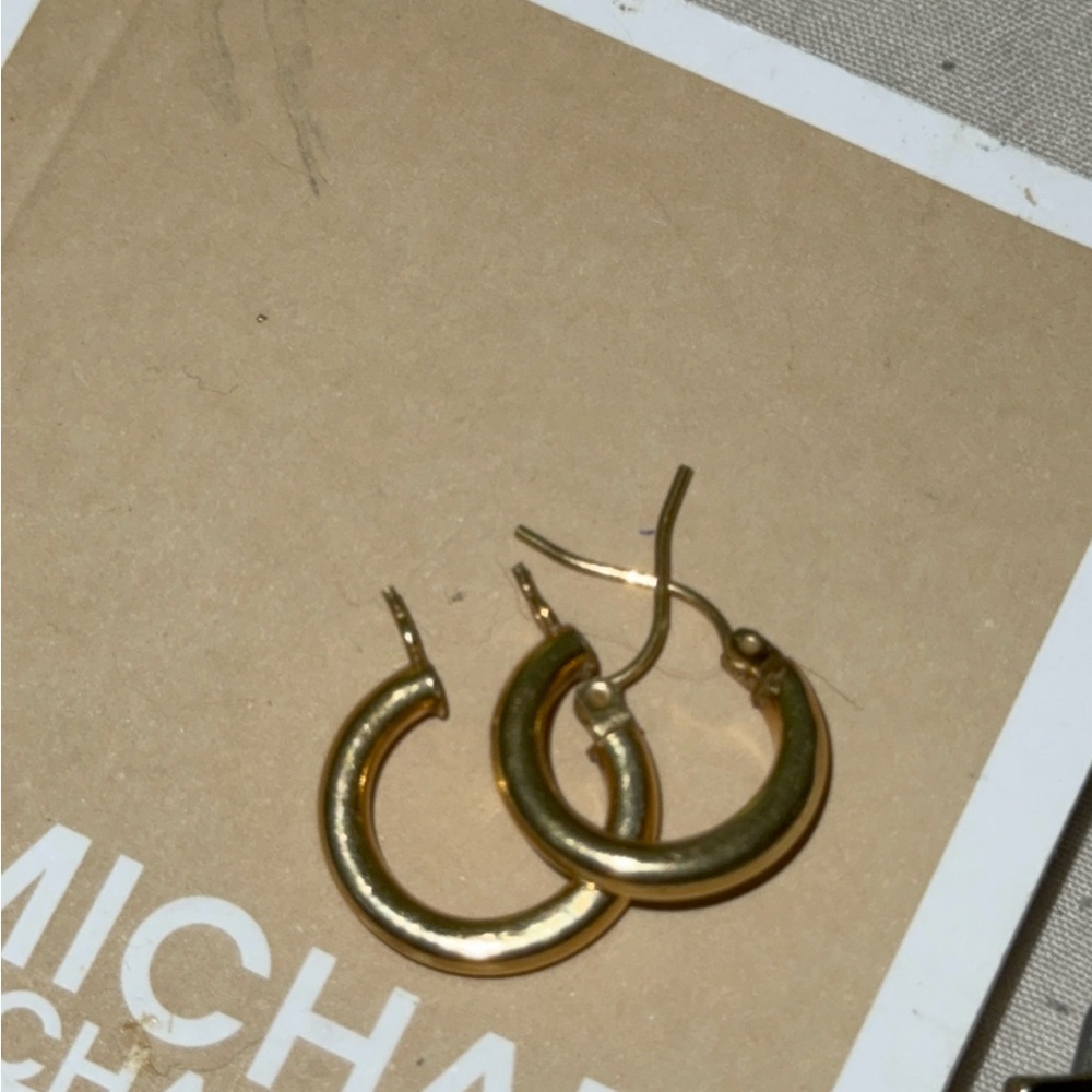 Michael Kors Gold Hoop Earrings